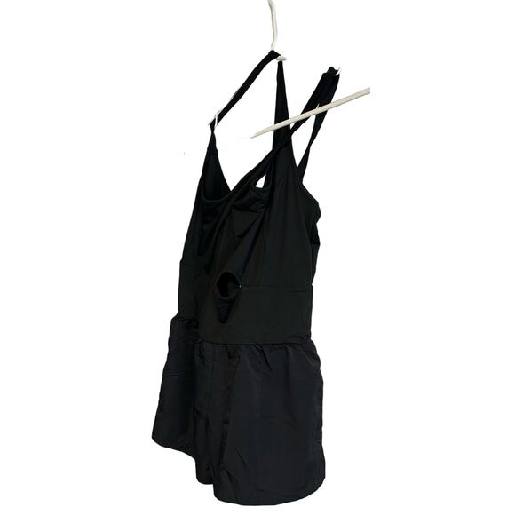 Women’s Yoga Jumpsuit: Simple & Comfortable Sportswear for Workout -BLACK-Medium - Picture 2 of 7